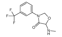 5-(methylamino)-3-[3-(trifluoromethyl)phenyl]-1,3-oxazolidin-4-one Structure