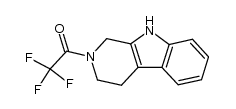 2-(trifluoroacetyl)-1,2,3,4-tetrahydro-9H-β-carboline Structure