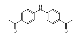 1-[4-(4-acetylanilino)phenyl]ethanone结构式