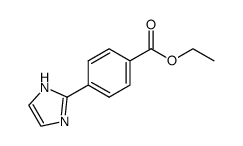 Benzoic acid, 4-(1H-imidazol-2-yl)-, ethyl ester structure