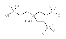 tris(trichlorosilylethyl)methylsilane Structure