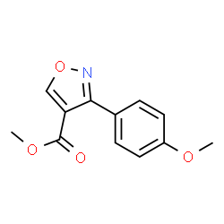 4-Isoxazolecarboxylicacid,3-(4-methoxyphenyl)-,methylester(9CI) picture