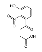 (2E)-4-(3-Hydroxy-2-nitrophenyl)-4-oxo-2-butenoic Acid Structure