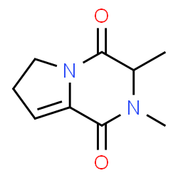 Pyrrolo[1,2-a]pyrazine-1,4-dione, 2,3,6,7-tetrahydro-2,3-dimethyl- (9CI)结构式