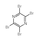 Pyrazine,2,3,5,6-tetrabromo- Structure