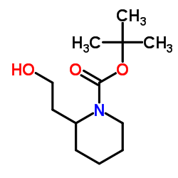 (R)-1-N-Boc-哌啶-2-乙醇结构式