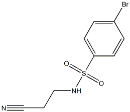 4-bromo-N-(2-cyanoethyl)benzenesulfonamide picture