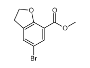 7-Benzofurancarboxylic acid, 5-bromo-2,3-dihydro-, Methyl ester图片