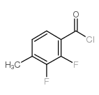 2,3-二氟-4-甲基苯甲酰氯结构式