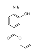 Benzoic acid, 4-amino-3-hydroxy-, 2-propenyl ester (9CI) structure