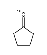 [18O]cyclopentanone Structure