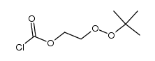 2-(t-Butyldioxy)-ethyl-chloroformat Structure