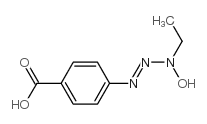 Benzoic acid, 4-(3-ethyl-3-hydroxy-1-triazenyl)- (9CI) Structure