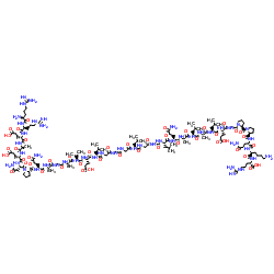 Proinsulin C-Peptide (31-63), porcine结构式