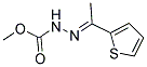 METHYL 2-[1-(2-THIENYL)ETHYLIDENE]-1-HYDRAZINECARBOXYLATE结构式