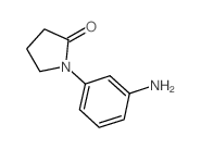 1-(3-aminophenyl)pyrrolidin-2-one Structure