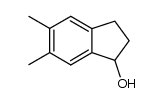 5,6-dimethyl-1-indanol Structure