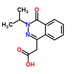 (3-ISOPROPYL-4-OXO-3,4-DIHYDRO-PHTHALAZIN-1-YL)-ACETIC ACID结构式