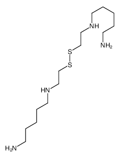 N'-[2-[2-(5-aminopentylamino)ethyldisulfanyl]ethyl]pentane-1,5-diamine Structure