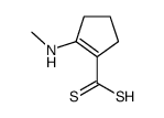 2-(methylamino)cyclopentene-1-carbodithioic acid Structure