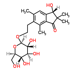 蕨甙 D结构式