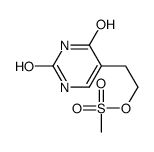 5-(2-METHYLSULFONYLOXYETHYL)-URACIL Structure