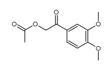 α-acetoxy-3,4-dimethoxyacetophenone Structure