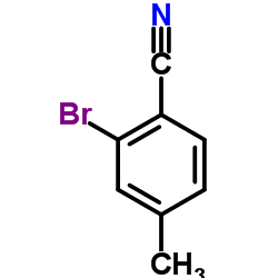 2-Bromo-4-methylbenzonitrile structure