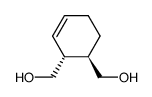 (1R,2Z,6R)-(6-hydroxymethyl-cyclohex-2-enyl)methanol结构式