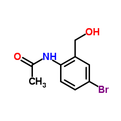 N-[4-Bromo-2-(hydroxymethyl)phenyl]acetamide结构式