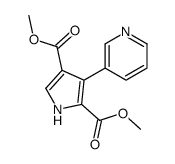 dimethyl 3-pyridin-3-yl-1H-pyrrole-2,4-dicarboxylate结构式