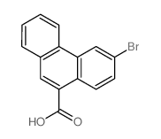 9-Phenanthrenecarboxylicacid, 6-bromo- structure