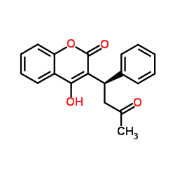 (S)-(−)-Warfarin Structure