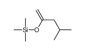 trimethyl(4-methylpent-1-en-2-yloxy)silane Structure