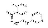 Benzamide, 3-methyl-2-nitro-N-3-pyridinyl- (9CI) structure