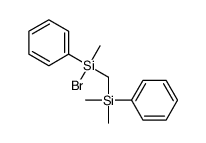 bromo-[[dimethyl(phenyl)silyl]methyl]-methyl-phenylsilane Structure