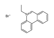 5-ethylphenanthridin-5-ium,bromide Structure