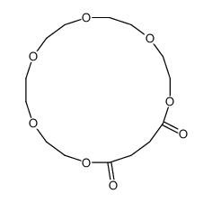 1,4,7,10,13,16-hexaoxacycloicosane-17,20-dione结构式