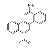 12-Amino-6-acetyl-chrysen结构式