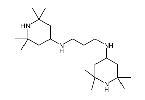 N,N'-bis(2,2,6,6-tetramethylpiperidin-4-yl)propane-1,3-diamine Structure