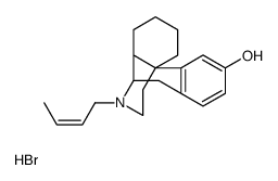 Morphinan-3-ol,17-(2-butenyl)-,hydrobromide,(-)结构式