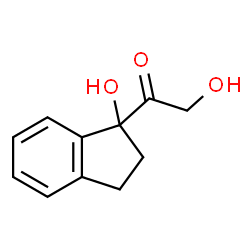 Ketone, 1-hydroxy-1-indanyl hydroxymethyl (5CI) structure