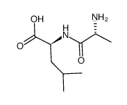 H-D-Ala-Leu-OH structure