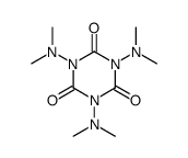 1,3,5-tris(dimethylamino)-1,3,5-hexahydrotriazine-2,4,6-trione结构式