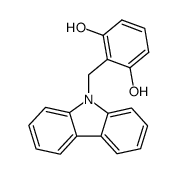 9-(2,6-dihydroxymethylbenzyl)carbazole结构式