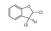 trans-2,3-dichloro-3-deuterio-2,3-dihydrobenzofuran Structure