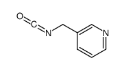 3-(isocyanatomethyl)pyridine结构式