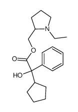 -phenylcyclopentylglykolat结构式