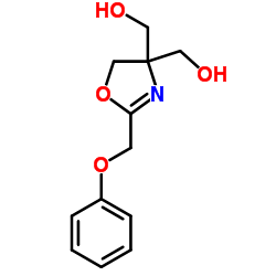 [2-(Phenoxymethyl)-4,5-dihydro-1,3-oxazole-4,4-diyl]dimethanol结构式