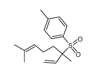 3,7-dimethyl-3-(p-tolylsulfonyl)-1,6-octadiene Structure